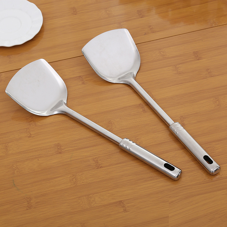 Non - magnetic stainless steel thickened spatula frying shovel kitchen utensils and supplies spatula frying shovel wholesale
