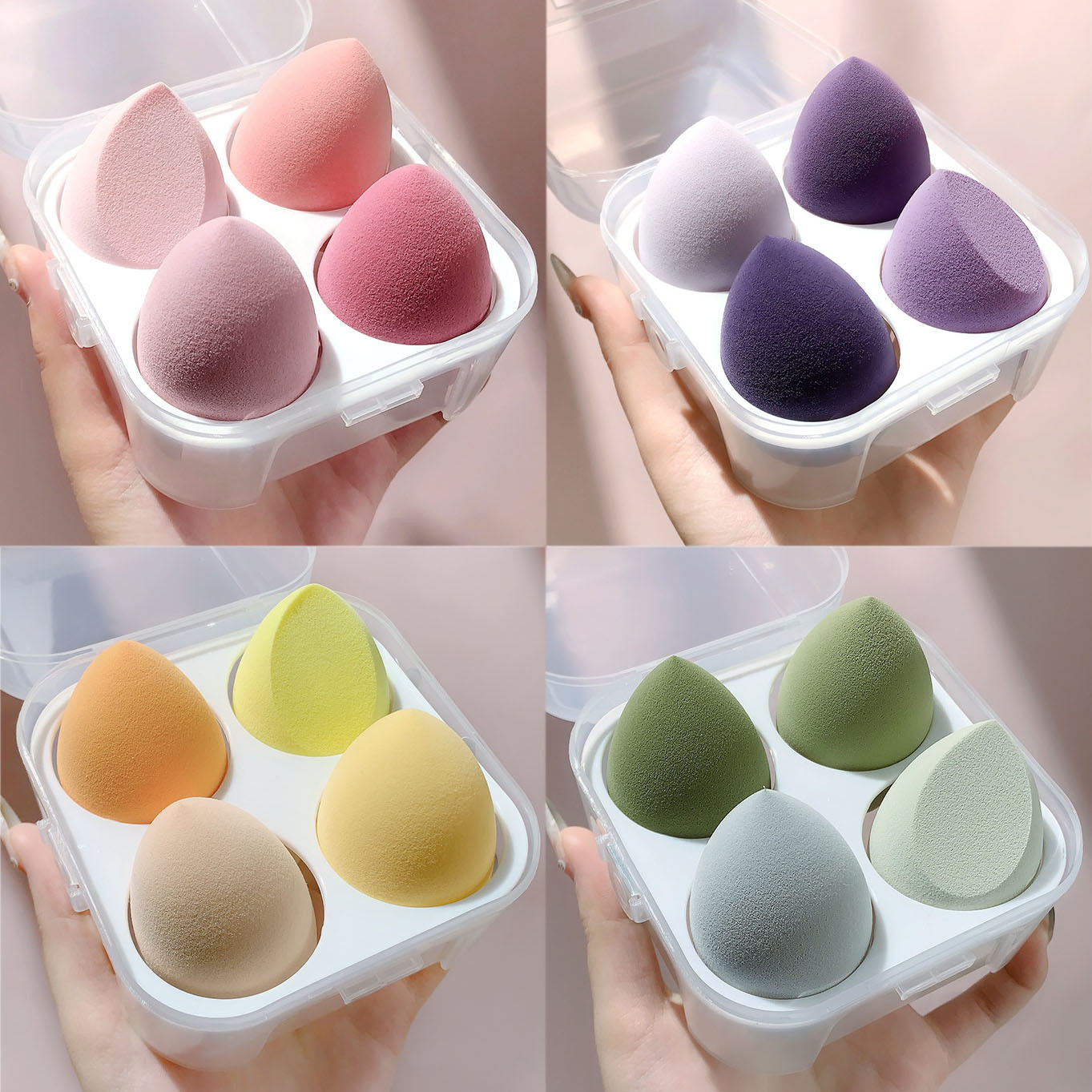 Soaking water big beauty egg dry and wet powder puff makeup egg sponge egg beauty tools wholesale manufacturers